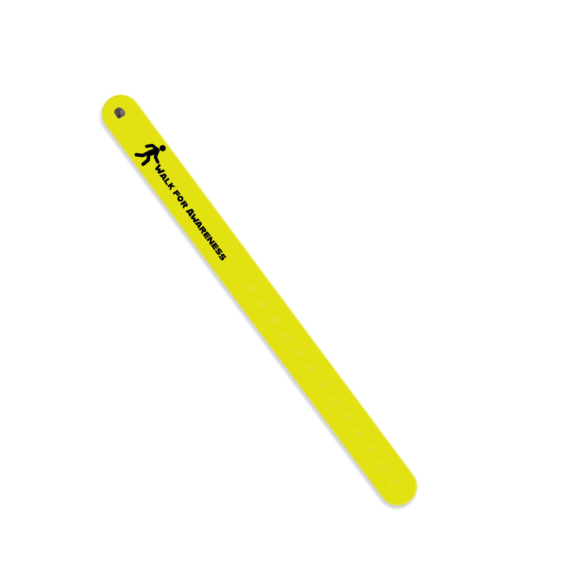 Fluorescent Yellow Imprinted - Reusable Stud